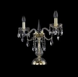 Bohemia Ivele Crystal Настольный светильник Bohemia 1415L/2/141-39 G