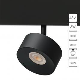 Магнитный трековый светильник Arte Lamp Linea 3000К A4781PL-1BK