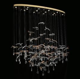 Люстра Newport Verona 8220/140 С oval gold polished
