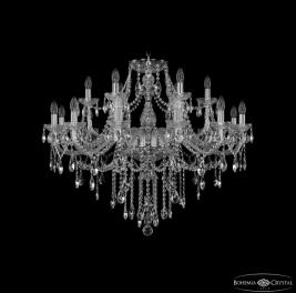 Люстра Bohemia Ivele Crystal 1415/12+6/360 Ni