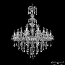 Люстра Bohemia Ivele Crystal 1415/12+6/300/XL-108 Ni