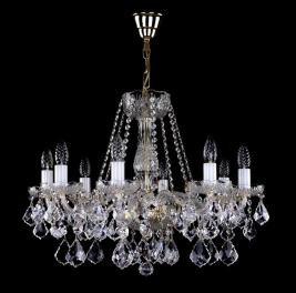 Люстра Art Glass AEROPE VIII. NICKEL CE
