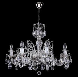 Люстра Art Glass ALMA VIII. NICKEL CE