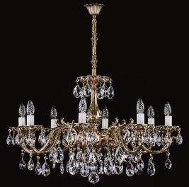 Люстра Art Glass CR 0011/08/20 WHITE GOLD CE