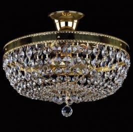 Люстра Art Glass GERTA DIA 350 BRASS ANTIQUE SP