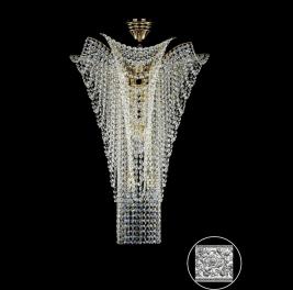 Люстра Art Glass MELANIE DIA 550x1000 NICKEL CE
