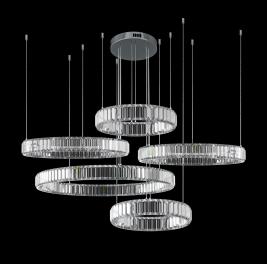 Подвесной светильник Loft IT Crystal ring 10135/5 Chrome