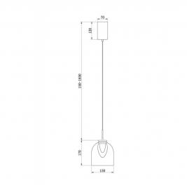Подвесной светильник Freya Fume FR5399PL-L4BS1