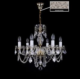 Люстра Art Glass A 0001/06/30 NICKEL CE