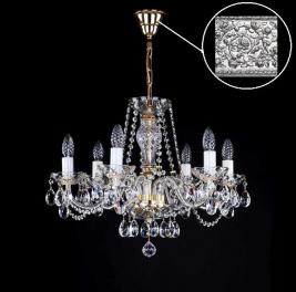 Люстра Art Glass A 0003/06/30 NICKEL CE
