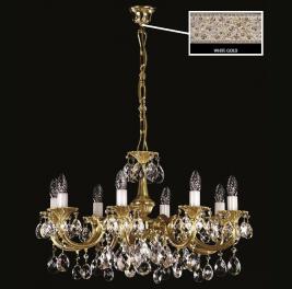 Люстра Art Glass ALICE VIII. WHITE GOLD CE