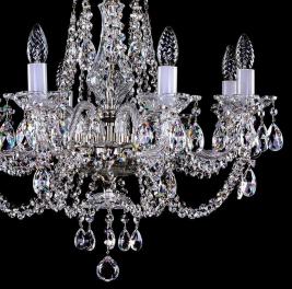 Люстра Art Glass ANJA VIII. NICKEL CE