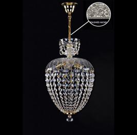 Подвесной светильник Art Glass VIVIEN III. CHAIN NICKEL CE