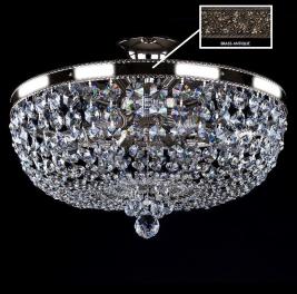 Люстра Art Glass GERTA DIA 450 BRASS ANTIQUE SP