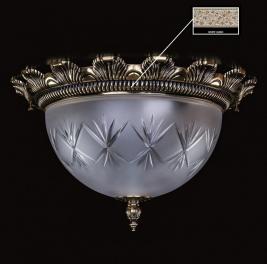 Потолочный светильник Art Glass LEA II. WHITE GOLD