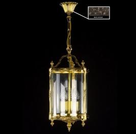 Подвесной светильник Art Glass LOLA BRASS ANTIQUE