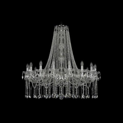 Bohemia Ivele Crystal Люстра Bohemia 1413/16/360/h-100 Ni