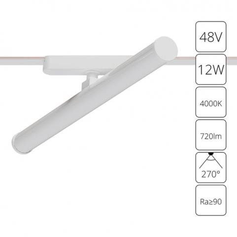 Магнитный трековый светильник Arte Lamp Rapid 4000К A6165PL-1WH