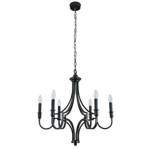 Люстра Newport Daniela 3456/C black+gold