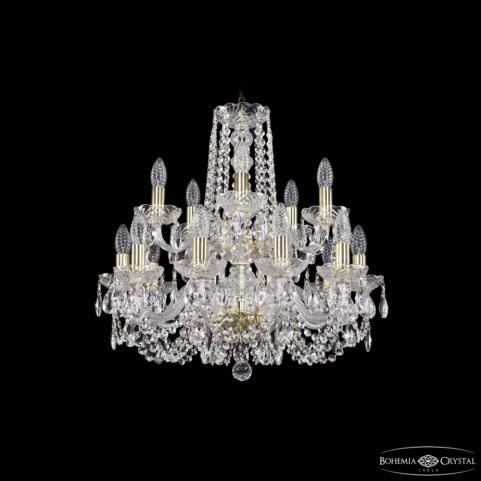 Люстра Bohemia Ivele Crystal  1402/10+5/195/2d G