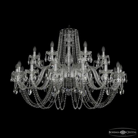 Люстра Bohemia Ivele Crystal  1402/16+8/460 Ni