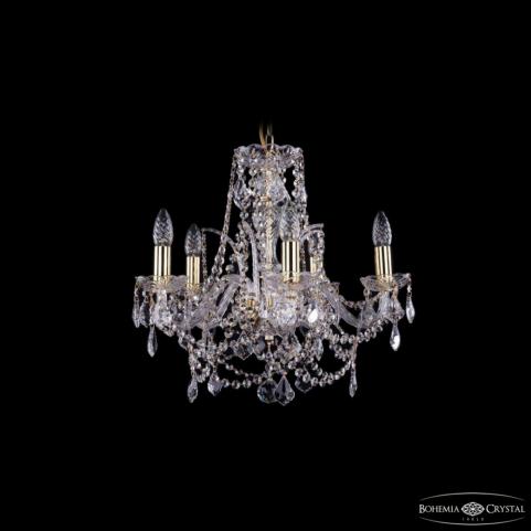 Люстра Bohemia Ivele Crystal  1411/5/160 G Leafs