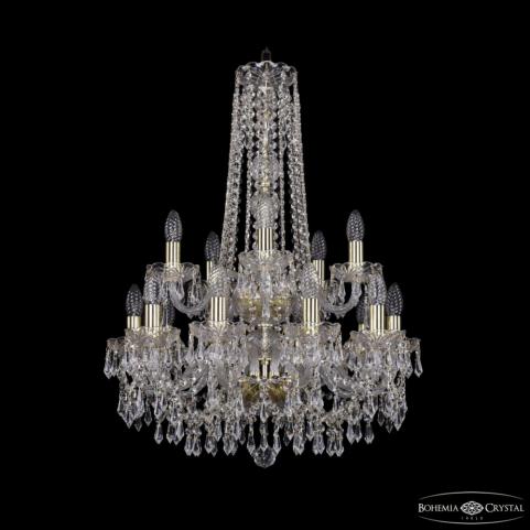Люстра Bohemia Ivele Crystal  1403/10+5/195/h-77/2d G