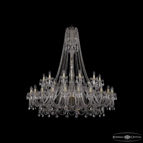 Люстра Bohemia Ivele Crystal  1411/24+12/530/h-154 G