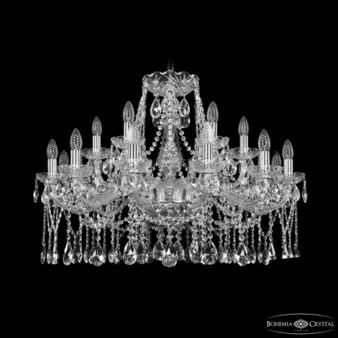Люстра Bohemia Ivele Crystal  1413/12+6/300 Ni