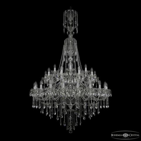 Люстра Bohemia Ivele Crystal 1415/20+10+5/400/XL-185/2d Ni