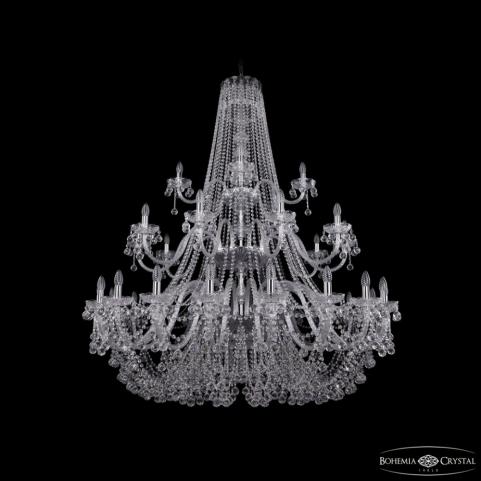 Люстра Bohemia Ivele Crystal 1409/20+10+5/530/3d Ni