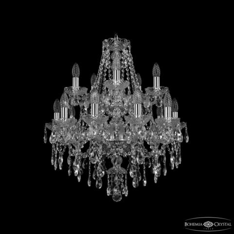 Люстра Bohemia Ivele Crystal 1415/10+5/200/2d Ni