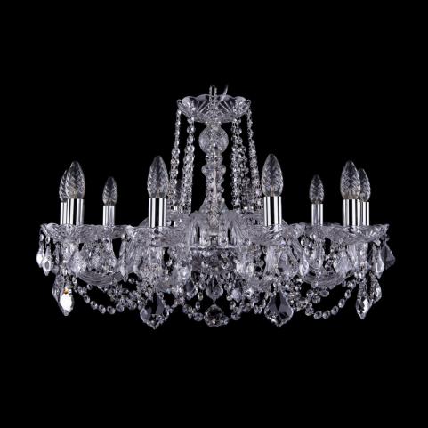 Bohemia Ivele Crystal Люстра Bohemia 1402/10/240 Ni Leafs