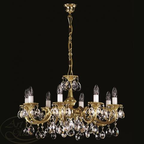 Люстра Art Glass ALICE VIII. LIGHT PATINA CE