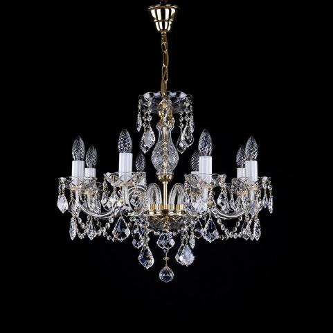 Люстра Art Glass A 0002/08/30 NICKEL CE