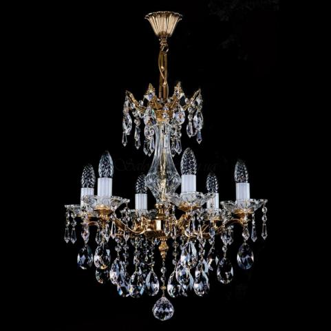 Люстра Art Glass KATHERINE VI. NICKEL CE