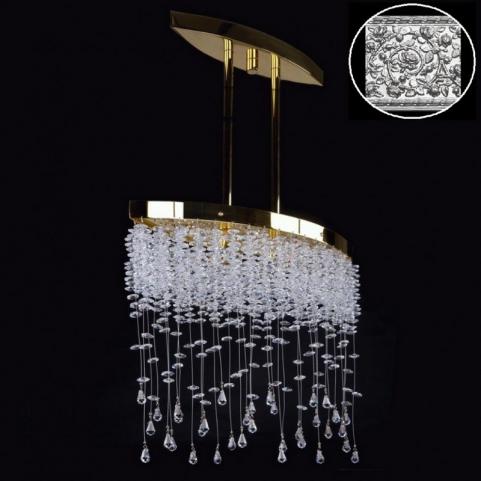 Люстра Art Glass NORICA II. NICKEL CE