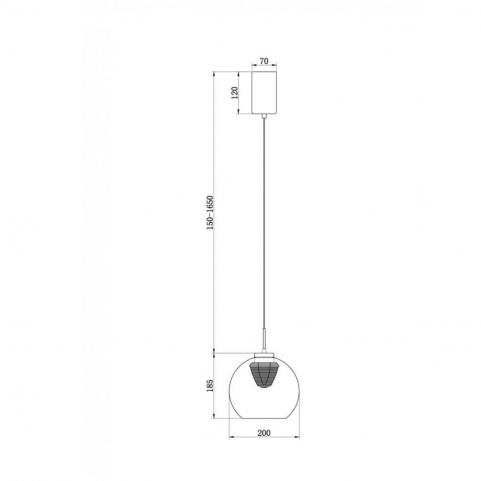 Подвесной светильник Freya Fume FR5399PL-L4BS2