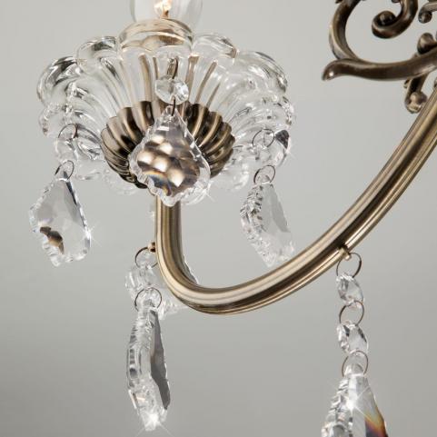 Люстра Eurosvet Elisha 3281/8 бронза