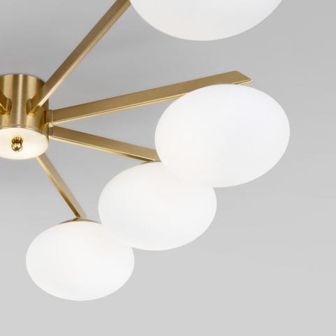 Люстра Eurosvet Opaline 70220/8 латунь