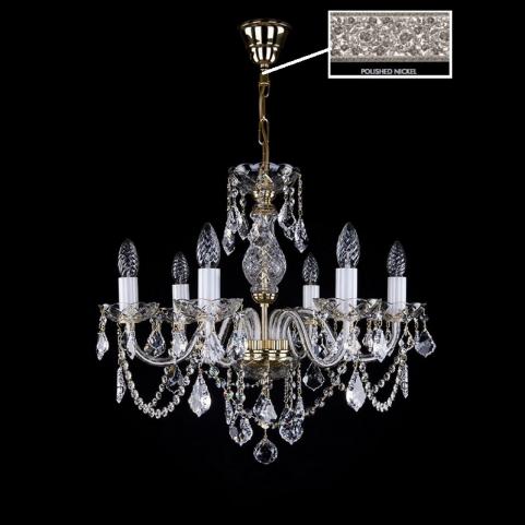 Люстра Art Glass A 0001/06/30 NICKEL CE