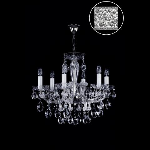 Люстра Art Glass HEIDI VI. NICKEL CE