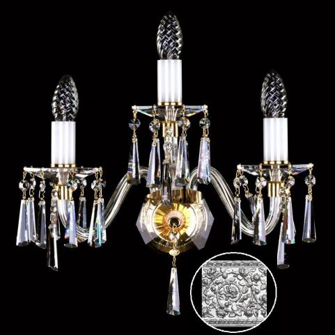 Бра Art Glass NIKITA III. NICKEL CE