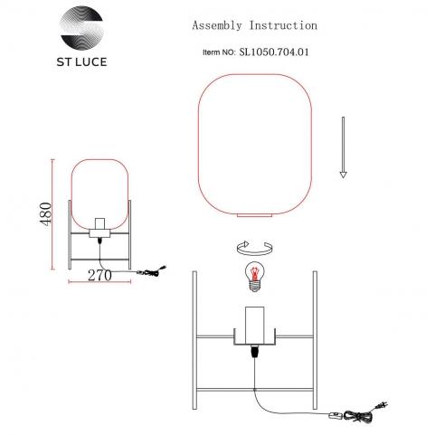 ST Luce Настольный светильник ST-Luce Burasca SL1050.704.01