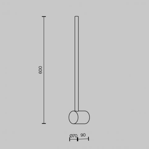 Бра Maytoni Light stick MOD237WL-L6BS3K