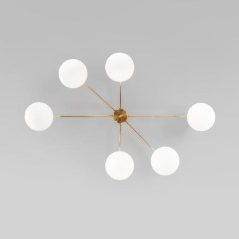 Люстра Eurosvet Opaline 70220/6 латунь