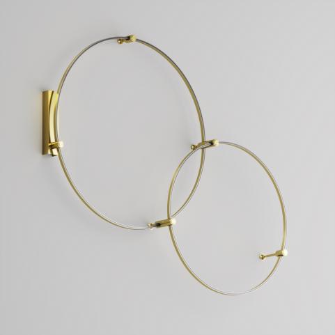 Шинопровод Maytoni Flarity TRX154-R-D650-BS, магнитный модульный круглый,  латунь 650мм