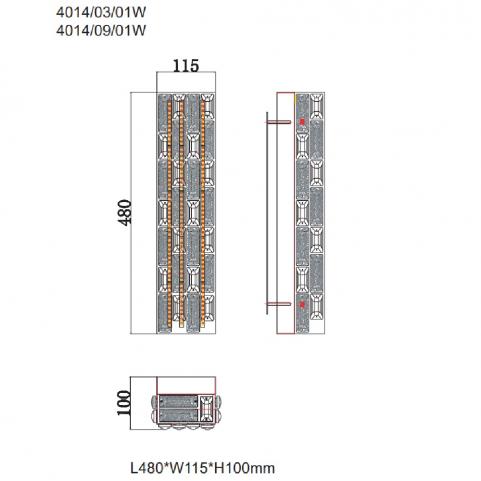 Бра Stilfort Gabbana 4014/09/01WL