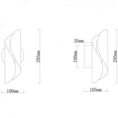 Бра Arte Lamp Ciclone A2474AP-7PB