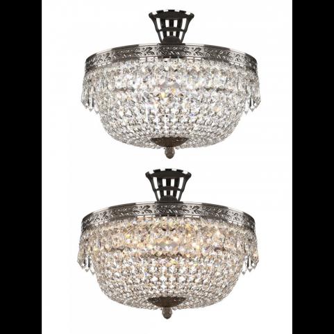 Люстра Bohemia Ivele Crystal  19011/35IV/LED-DIM Ni